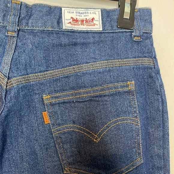 Levi’s | Vintage Deadstock Women’s Orange‎ Tab Jeans Size 18 - Picture 5 of 7